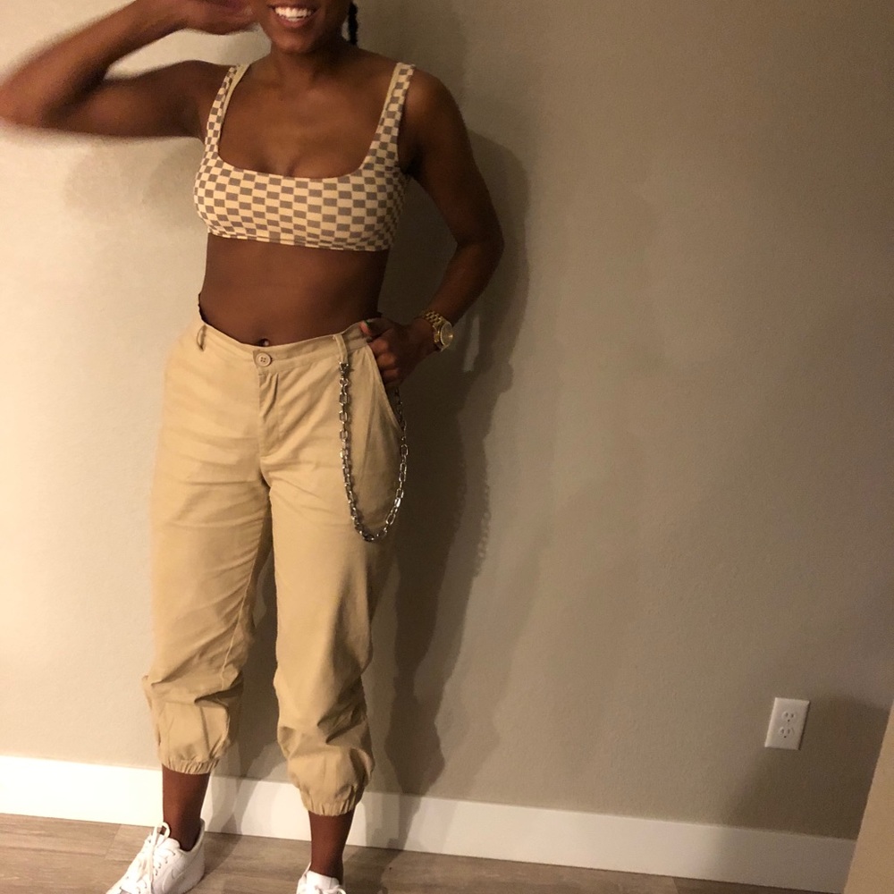 Cargo Jogger with Chain Accesory